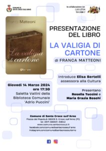 Presentazione del libro "La valigia di cartone".