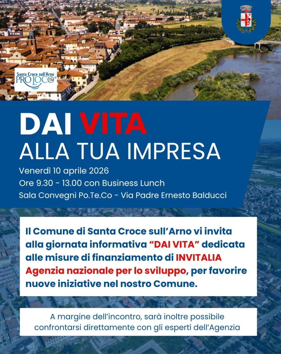 evento invitalia dai vita alla tua impresa